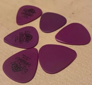guitar picks purple 1.5mm